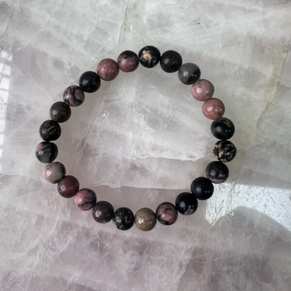 Rhodonite Crystal bracelet