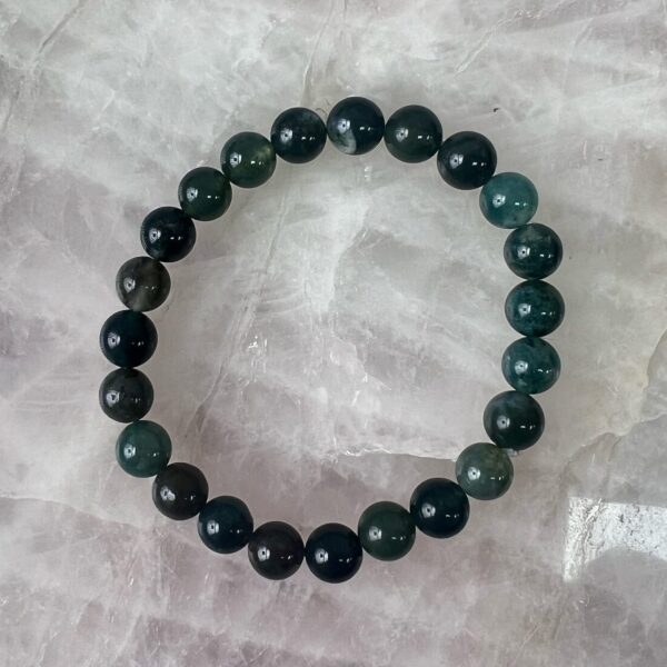 Moss Agate Crystal bracelet