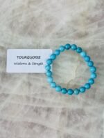 Turquoise crystal Bracelet 4mm, 6mm