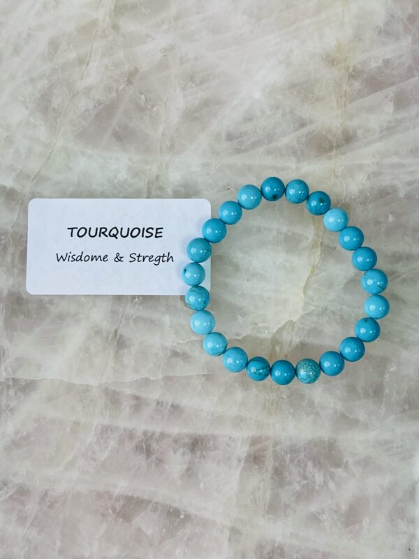 Turquoise crystal Bracelet 4mm, 6mm
