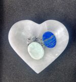 Selenite Cleansing Heart Bowl 12.5 cm