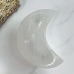 Selenite Cleansing Moon Bowl 10 cm