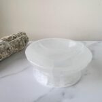 Selenite Cleansing Round Bowl 10 cm