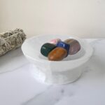 Selenite Cleansing Round Bowl 10 cm