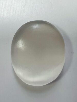 Selenite Worry Stone / Selenite Thumb Stone