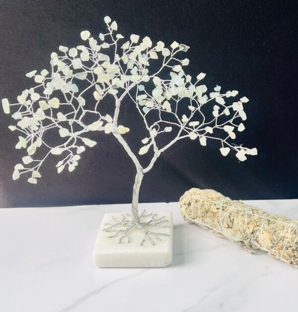 Aquamarine crystal tree 200 crystals