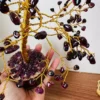 Garnet Gemstone Tree of Life Gold Wire 300 Crystals - Image 2
