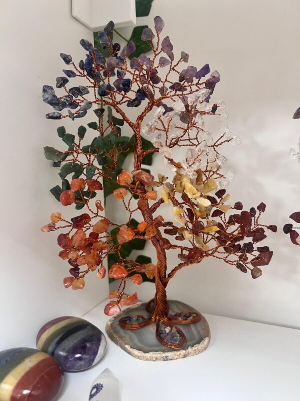 Seven chakra crystal tree 300 crystals