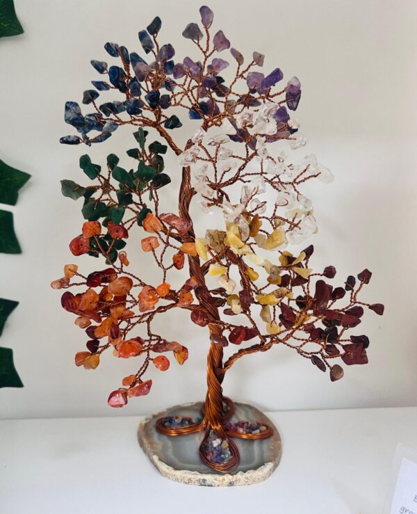 Seven chakra crystal tree 300 crystals