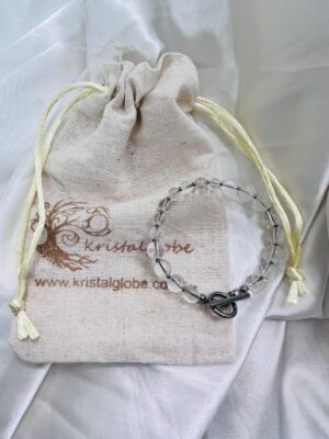 Clear quartz Breathing Beads, Meditation Beads, 4-7-8 Breathing