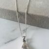 clear quartz 925 sterling silver pendent necklace - Image 4
