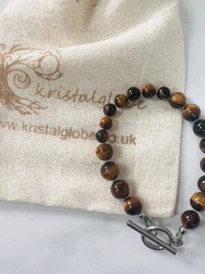4 7 8 Breathing Bead , Tiger’s Eye - Courage & Confidence