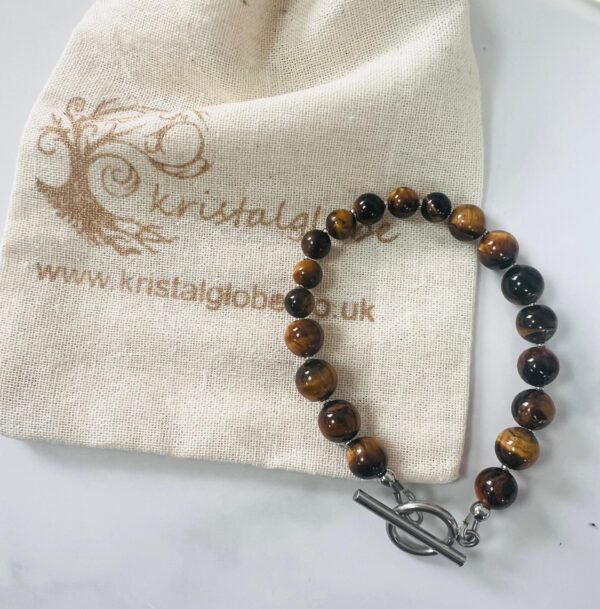 4 7 8 Breathing Bead , Tiger’s Eye - Courage & Confidence