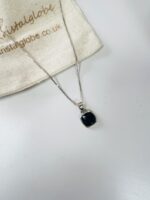 Black Onyx Sterling Silver Pendant Necklace