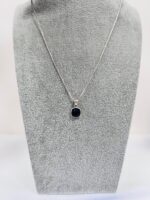 Black Onyx Sterling Silver Pendant Necklace