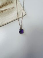 Amethyst Sterling Silver Pendant Necklace