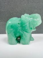 Green Aventurine Handcarved Elephant