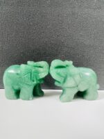 Green Aventurine Handcarved Elephant