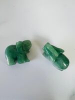 Green Aventurine Handcarved Elephant