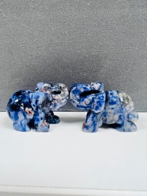 Sodalite Handcarved Elephant