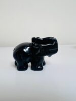 Tiger's Eye Handcarved Elephant