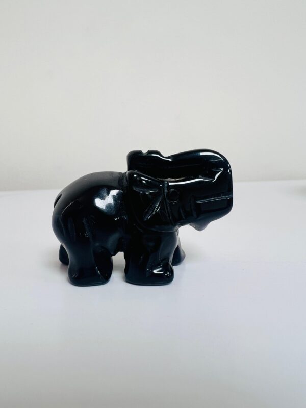 Tiger's Eye Handcarved Elephant