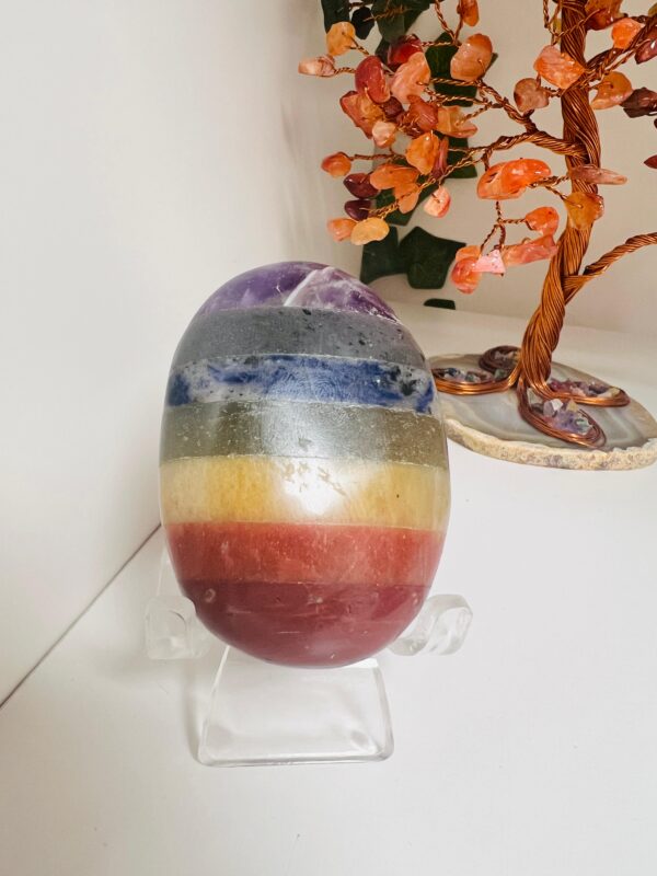 Seven Chakra Meditation Stone