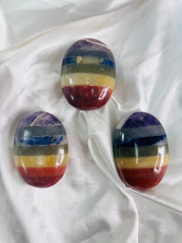 Seven Chakra Meditation Stone