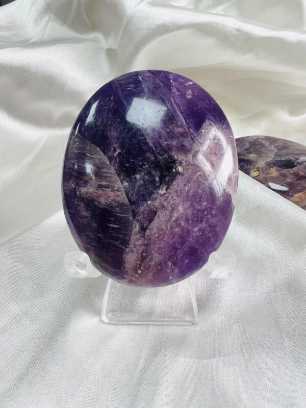 Amethyst Meditation Palm Stone