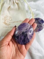 Amethyst Meditation Palm Stone