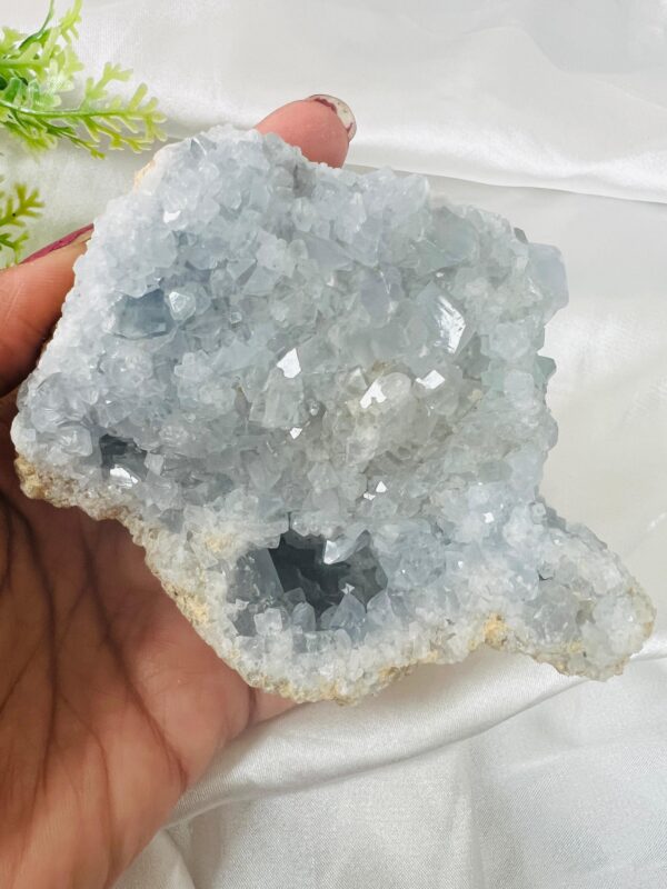 Celestine Raw Crystal Cluster