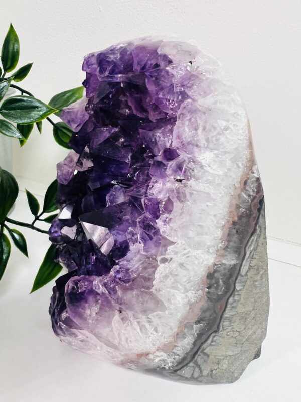 Brazilian Amethyst Geode – Natural Purple Quartz Crystal Cluster