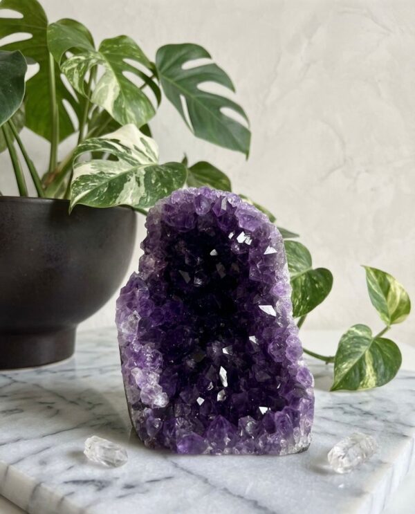 Brazilian Amethyst Geode – Natural Purple Quartz Crystal Cluster
