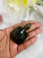 Labradorite Turtle Figurine – Hand-Carved Healing Crystal Stone for Protection, Energy, Luck & Home Decor (40 -50g, 5.5cm)