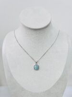Amazonite Sterling Silver Pendant Necklace