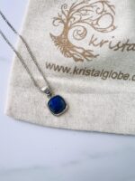 Lapis lazuli Sterling Silver Pendant Necklace