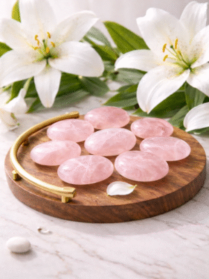 Rose Quartz Palm Stones