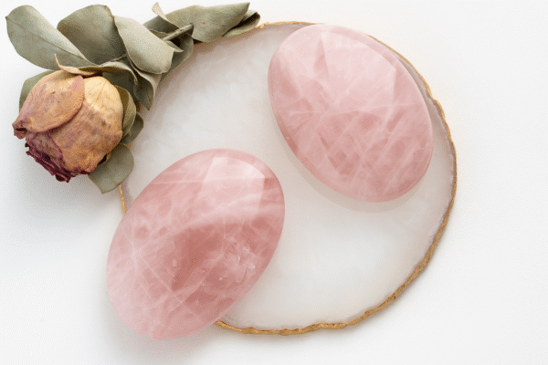 Rose Quartz Palm Stones