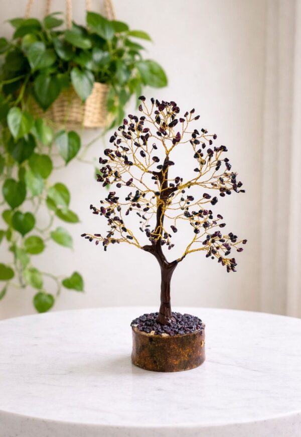 Red Garnet Crystal tree 300 crystals