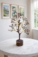 Red Garnet Crystal tree 300 crystals