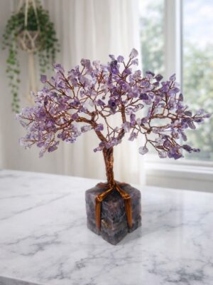 Amethyst Crystal Tree With Amethyst Base 300 Crystals