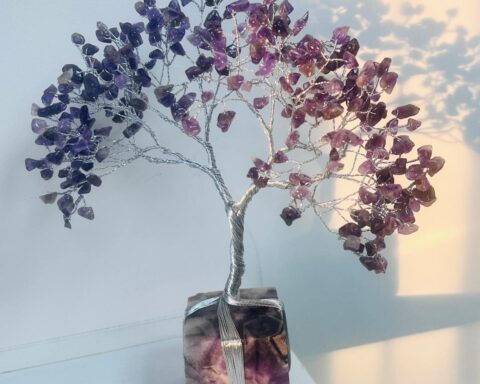 Amethyst Crystal Tree With Amethyst Base 300 Crystals