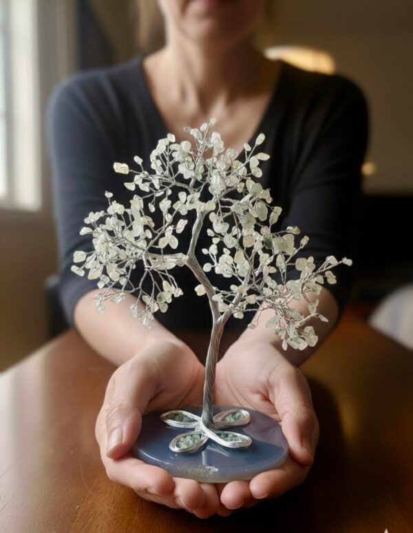 Aquamarine Crystal Tree