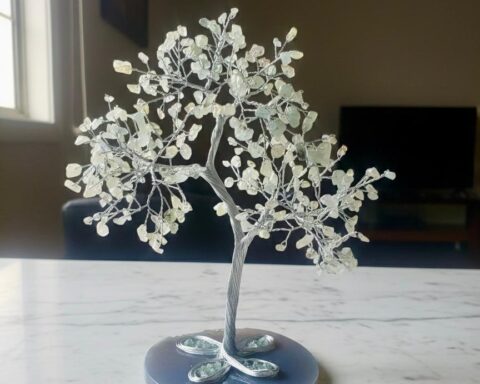 Aquamarine Crystal Tree