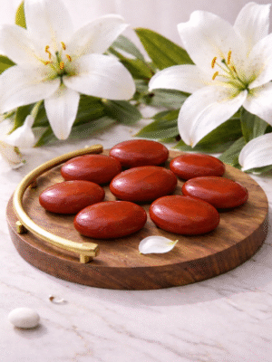 Red Jasper Palm Stone