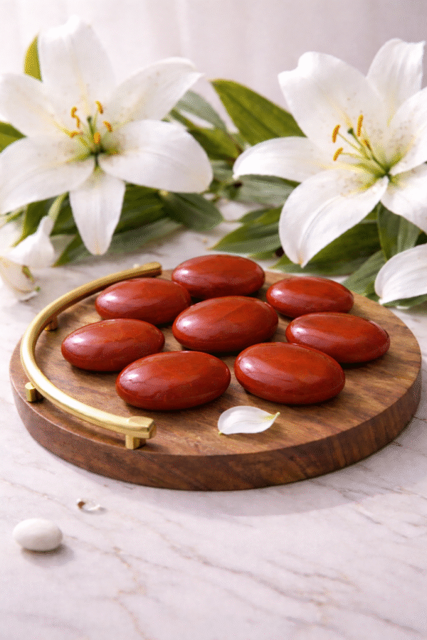 Red Jasper Palm Stone