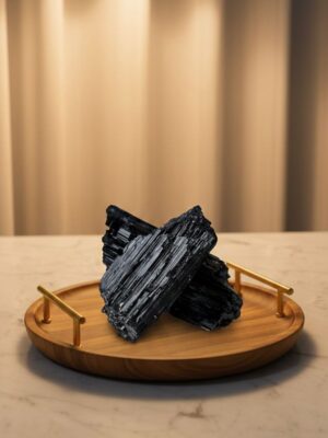 Raw Black Tourmaline Crystal 50 Gram - 100 Gram