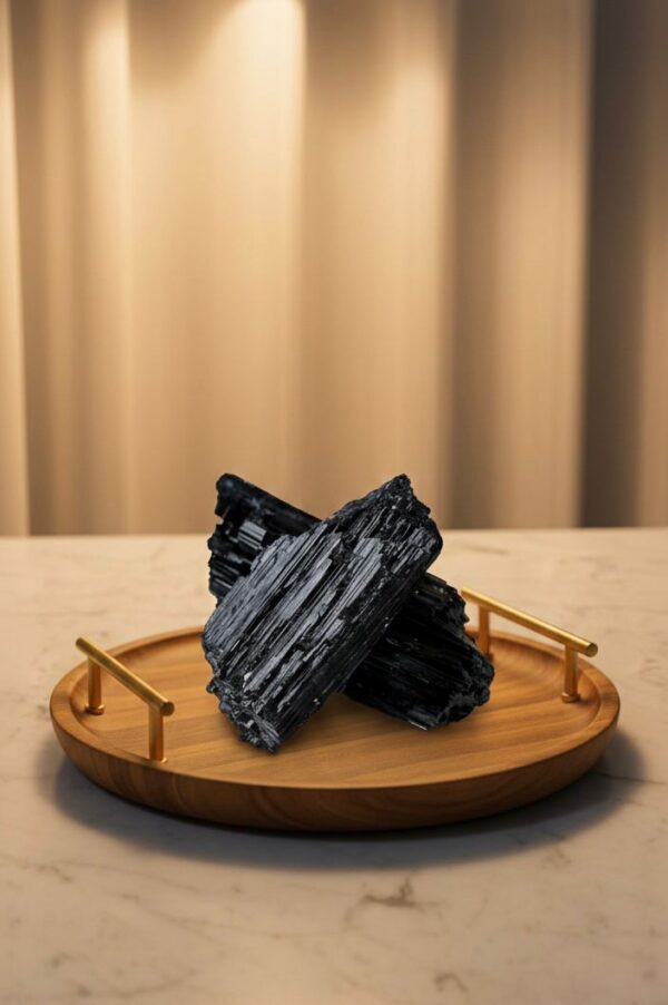 Raw Black Tourmaline Crystal 50 Gram - 100 Gram