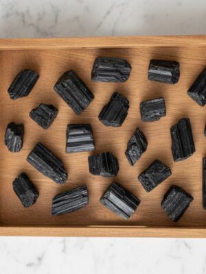 Raw Black Tourmaline Crystal 10 Gram - 25 Gram
