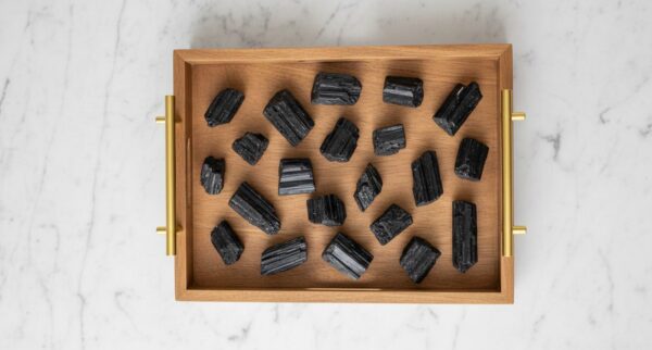 Raw Black Tourmaline Crystal 10 Gram - 25 Gram